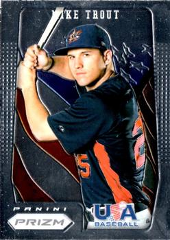 2012 Panini Prizm USA Baseball #USA1 Mike Trout Value