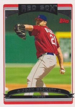 2009 Topps Career Best Relics #CBR-JBE Josh Beckett Game Worn Red Sox  Jersey Baseball Card