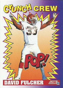 #462 David Fulcher - Cincinnati Bengals - 1990 Pro Set Football