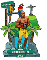 2022 Donruss UFC Anderson Silva Downtown #3