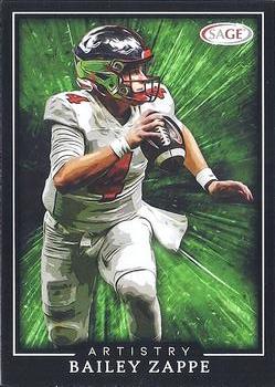 Bailey Zappe Rookie Card RC Donruss Elite #107 Red Parallel