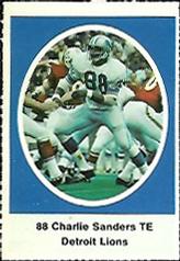 : 1973 Topps # 395 Charlie Sanders Detroit Lions