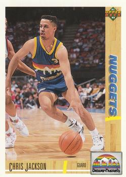 Chris Jackson #461 NBA Hoops 1991-92 Basketball Trading Card