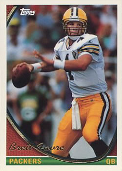 Auction Prices Realized Football Cards 1994 Topps Brett Favre