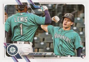 Jarred Kelenic RC 2021 Panini Chronicles orders Titan Blue Ice #'d/25! Seattle Mariners