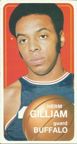  1970 Topps # 73 Herm Gilliam Buffalo Braves-BskB