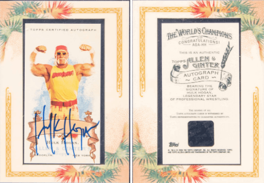 2006 Topps Allen & Ginter Autograph Hulk Hogan #AGA-HH /200