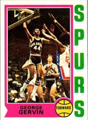 1974 Topps George Gervin Rookie Card #196 - $39,846