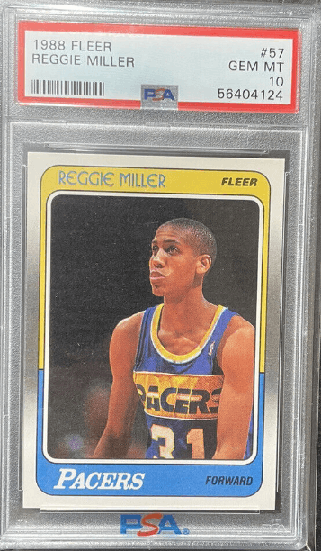 1988-89 Fleer Reggie Miller RC #57