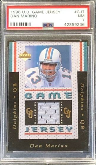 1996 Upper Deck Game Jerseys Dan Marino #GJ7