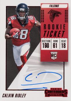 calvin ridley rookies and stars jersey card