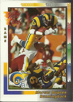 1990 Pro Set - [Base] #762 - Pro Set Prospect - Marcus Dupree