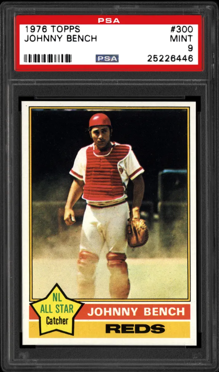 1976 Topps Johnny Bench #300