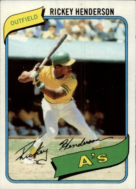 Rickey Henderson 1980 Topps #482