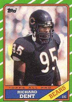 Rare Richard Dent Chicago Bears Corning Art MVP SB XX 