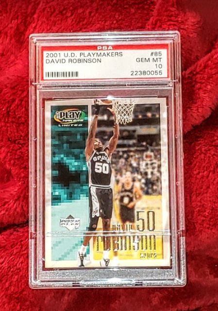 2001 Upper Deck Playmakers Limited David Robinson #85