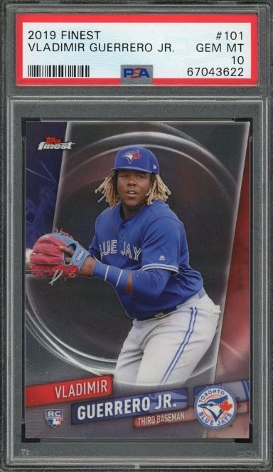 2019 Finest Vladimir Guerrero Jr. Rookie Card #101