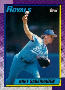  1991 Upper Deck # 33 Bret Saberhagen TC - Kansas City Royals -  MLB Baseball Trading Card : Collectibles & Fine Art