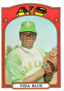  2020 Topps Throwback Thursday Baseball #90 Vida Blue