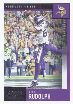 Kyle Rudolph 2015 Panini Prizm Minnesota Vikings Card #116 at