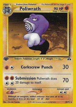 original poliwrath pokemon card value Poliwrath - Shadowless - Holo Rare