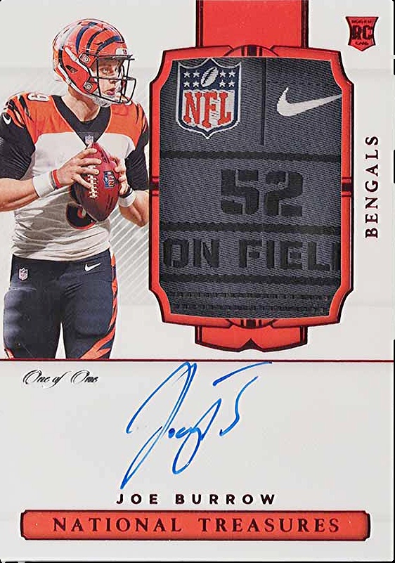 Joe Burrow Cards: Values, Rookies | Collectibles.com