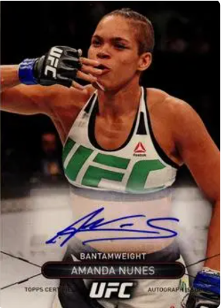 2016 Topps UFC High Impact Autographs Amanda Nunes #HA-AN