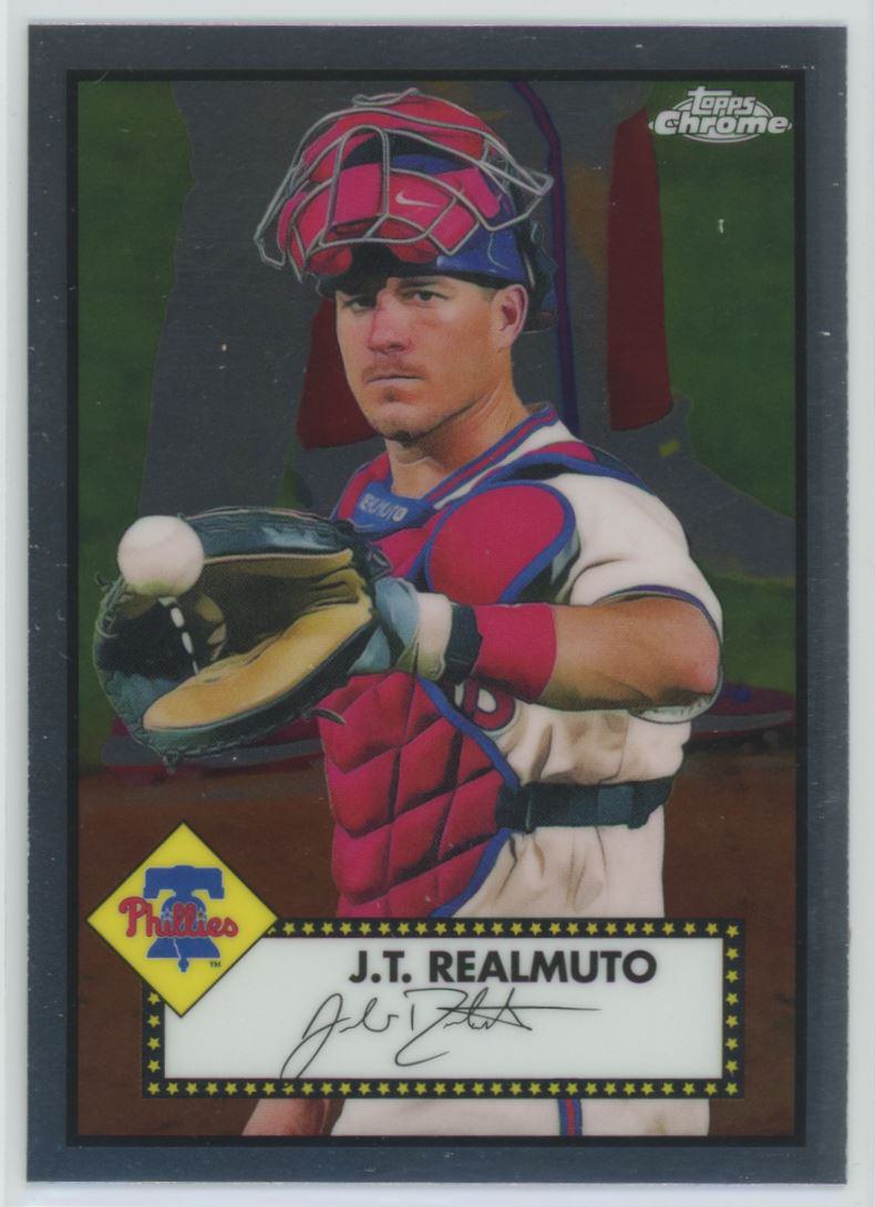  2019 Topps Fire #190 J.T. Realmuto NM-MT Philadelphia Phillies  Baseball : Collectibles & Fine Art