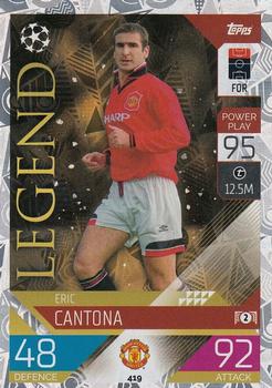 Eric Cantona Hand Signed White Card - 3.5 x 2 Inches