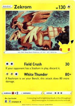 Carta Pokemon Zekrom (35/73) Foil