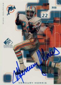 Mercury Morris Signed 1974 Style Custom Card Miami Dolphins