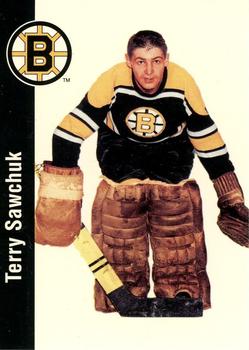 1970 O-Pee-Chee #231 Terry Sawchuk Memorial NHL Hockey Card Red Wings PSA  NM 7
