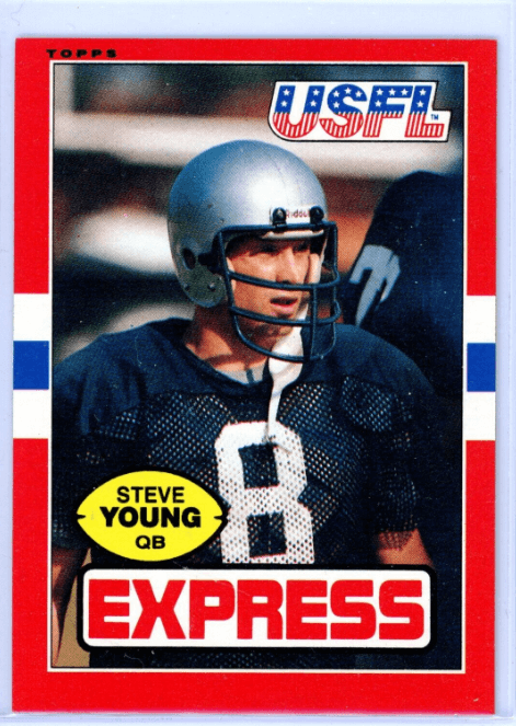1985 Topps USFL Steve Young #65