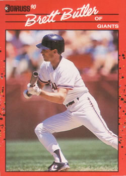 Brett Butler - Giants #216 Score 1989 Baseball Trading Card