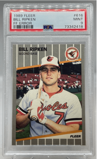 1989 Fleer Billy Ripken F-Face #616