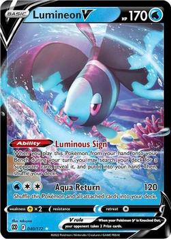 Lumineon V Trading Cards: Values, Rookies & Hot Deals | Cardbase