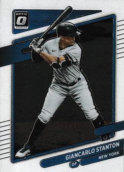 2022 Topps Holiday Giancarlo Stanton Christmas Tree Ornament Card