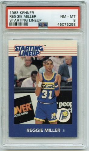 1988 Kenner Starting Line Up Reggie Miller 