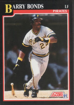 Wally Backman - Pirates #16 Score 1991 Baseball Trading Card