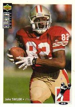 1992 WILD CARD JOHN TAYLOR SAN FRANCISCO 49ERS #99