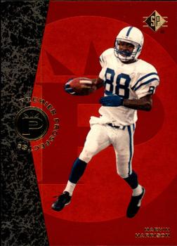 Marvin Harrison player worn jersey patch football card (Indianapolis Colts)  2004 Donruss Classics Team Colors #TC18