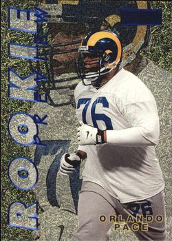 Orlando Pace Rams Ohio 2005 Pro Bowl Game Worn Jersey Relic Topps Bazooka JG