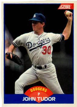 John Tudor autographed baseball card (Los Angeles Dodgers) 1989 Upper Deck # 66