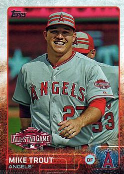 2015 Topps Update Angels Mike Trout All Star Game US364 PSA 