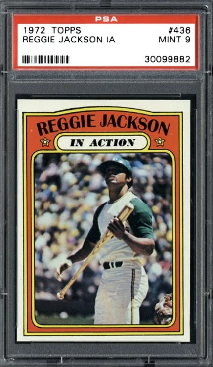 1972 Topps Reggie Jackson #436