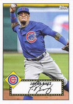 2020 Topps 1985 Relics #85R-JBZ Javier Baez Game Worn Cubs Jersey Baseball Card : Collectibles & Fine Art