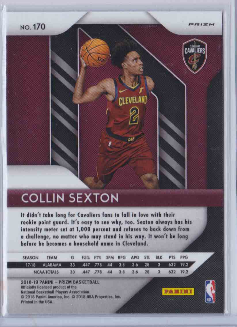 Collin Sexton Cards: Values, Rookies | Collectibles.com