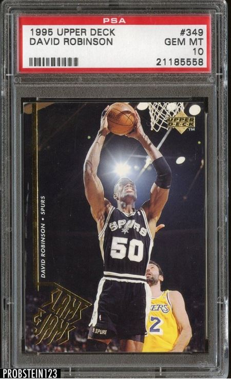 1995 Upper Deck David Robinson #349