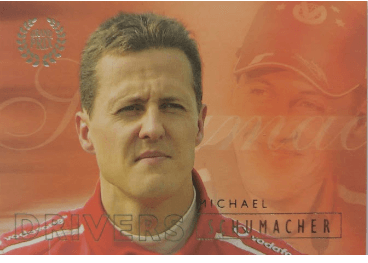 #13. 2005 Futera Grand Prix Michael Schumacher #15