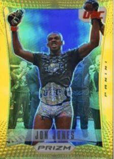 2022 Panini Prizm UFC Flashback Tribute Gold Prizm Jon Jones #9 /10 - $7,499